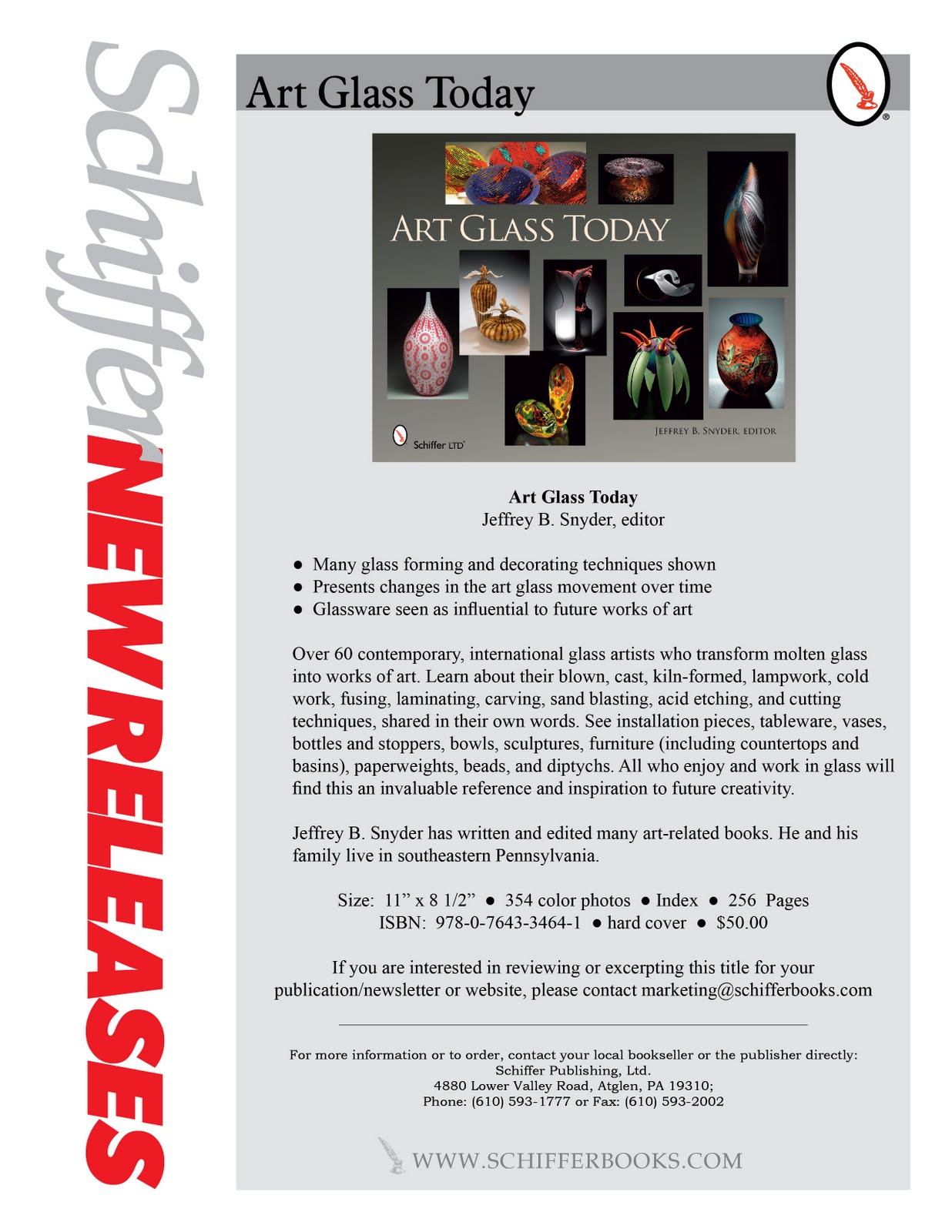 Artistic Uses of Recycled Glass Art Glass Today by Schiffer Books